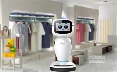 智能迎宾机器人 智能商用服务机器人如何改变新兴零售行业?
